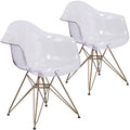 Clear Ghost Chairs Set of 2 P155