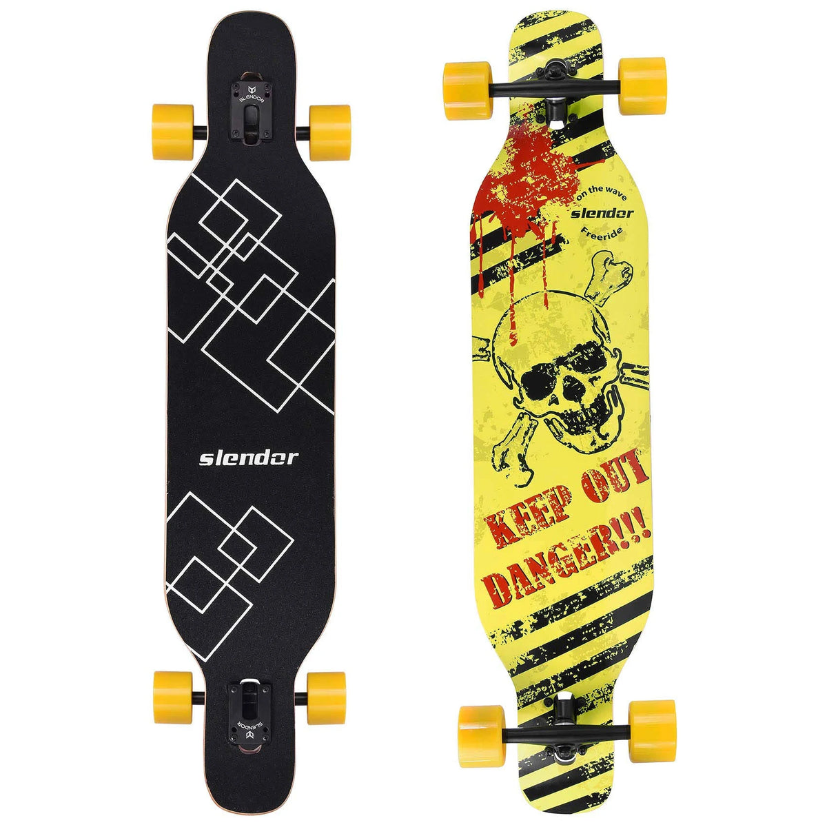 42 inch Maple Drop Through Longboard Skateboard B211489