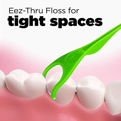 Angled Floss Picks, Extra Strong Shred-Resistant Dental Floss, Fresh Mint Flavor, 75ct (4pk) B477