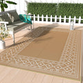 5' x 8' Waterproof Reversible Outdoor Plastic Straw Rug X75411