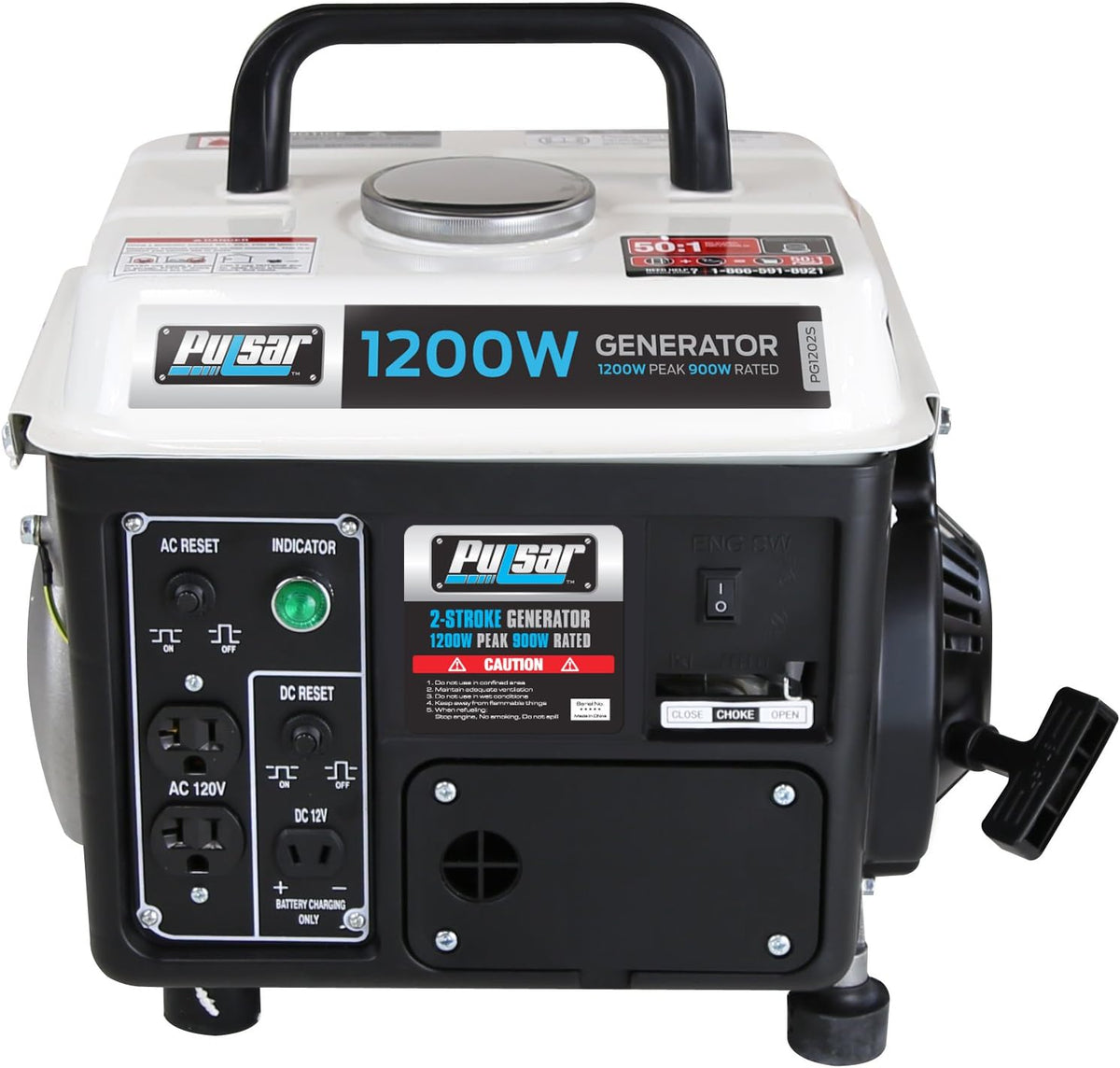 1,200W Gas-Powered Portable Generator P997832