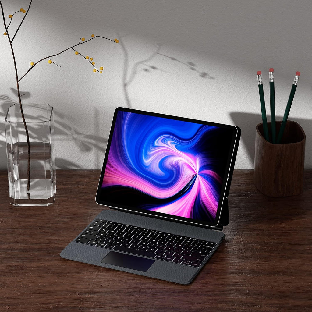 Magnetic iPad Keyboard Case with Touchpad Q1694