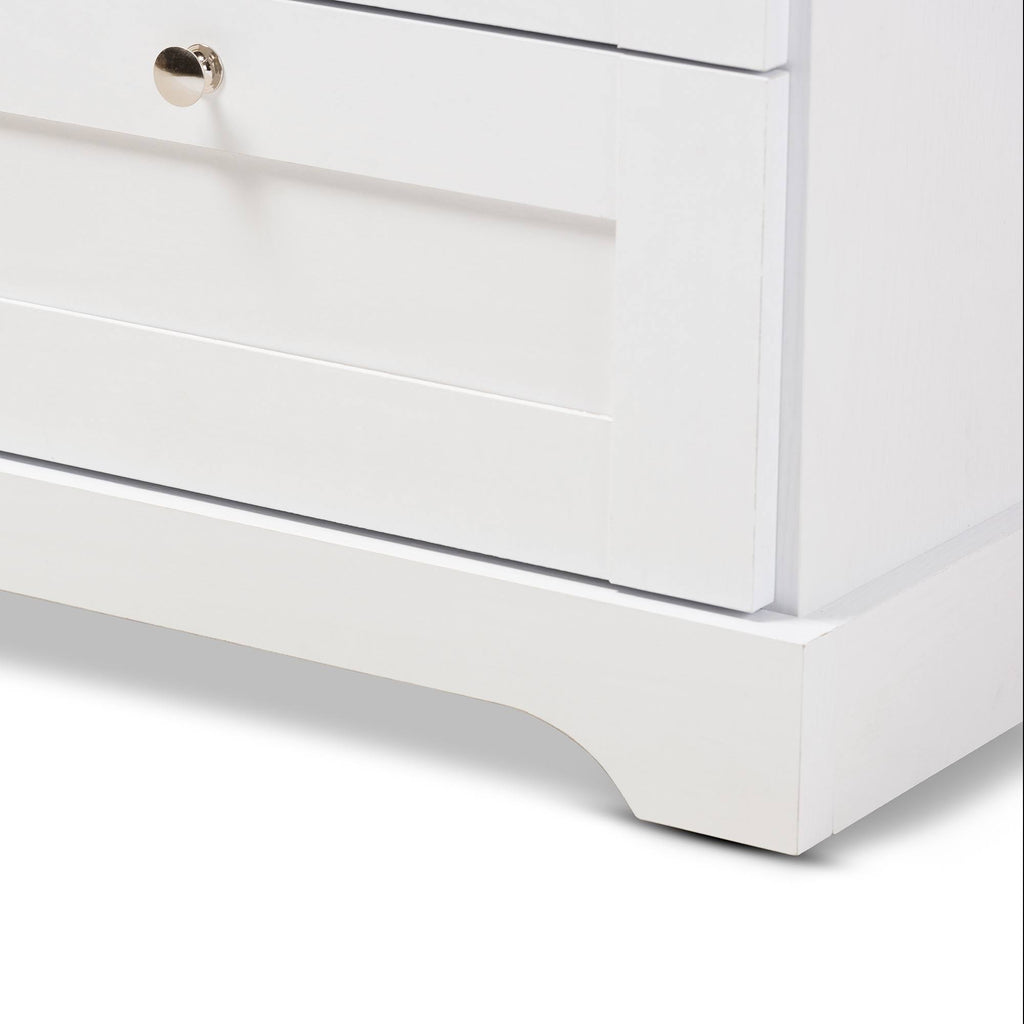 Oak White Two Tone Bookcase F640