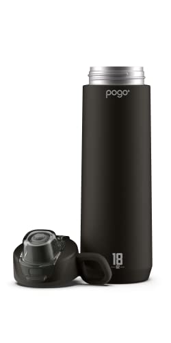 26 oz Vacuum Insulated Stainless Steel Water Bottle with Leak Proof Chug Lid and Silicone Carry Loop V20810