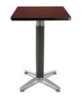 24 in. Square Metal Mesh Base Cafe Table C50933