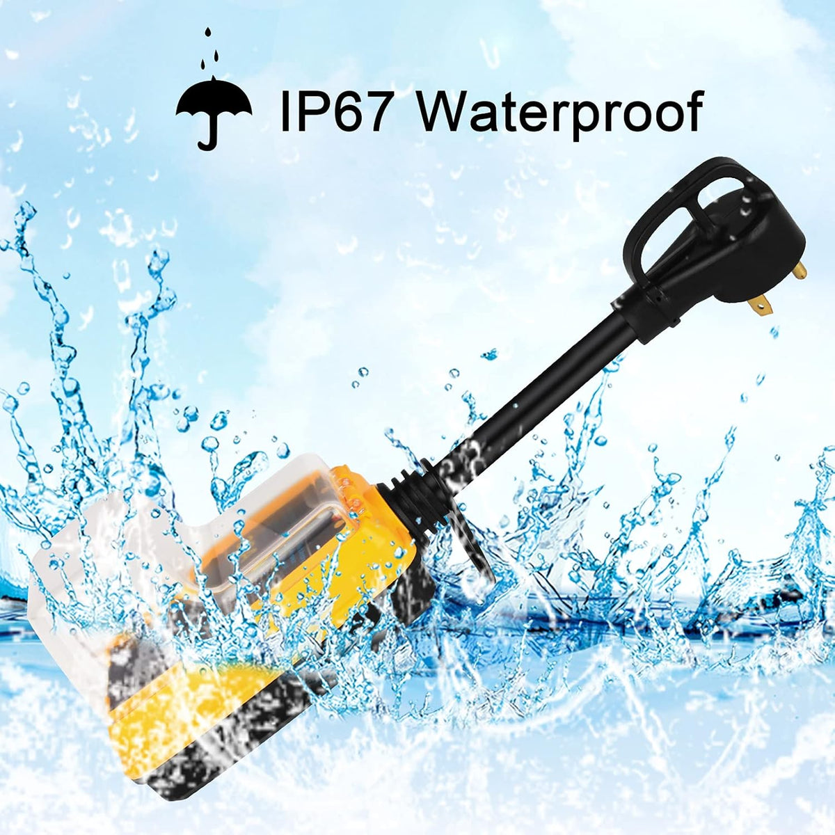 30 amp RV Surge Protector with Waterproof Cover I90014