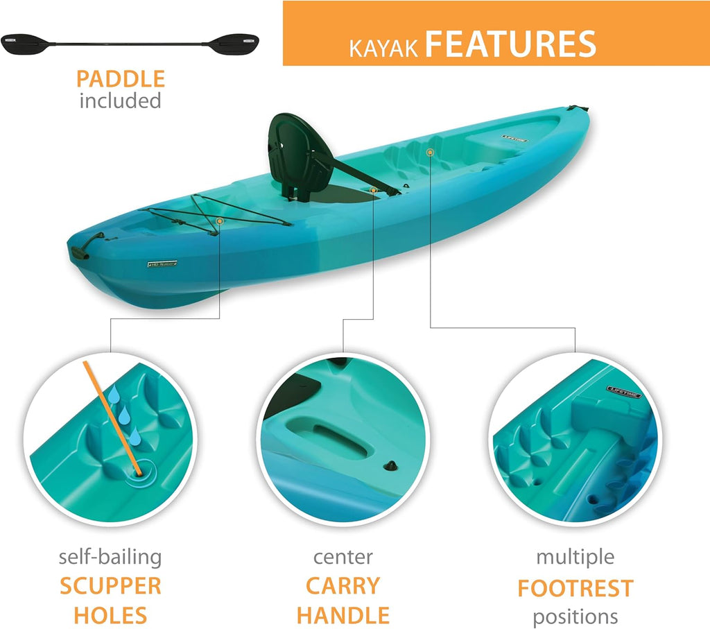10' Sit-On-Top Kayak and Paddle R193550