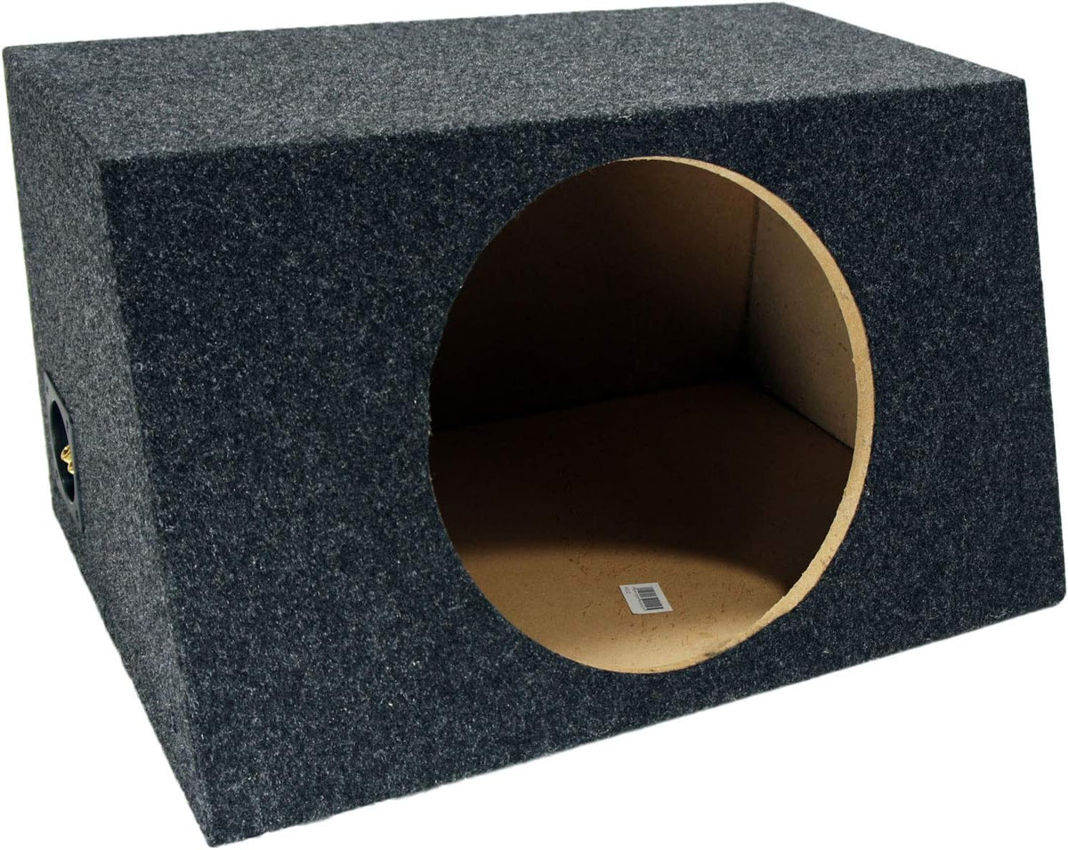 Sealed Single 12 Car Stereo Sub Box Enclosure & Amp N1564