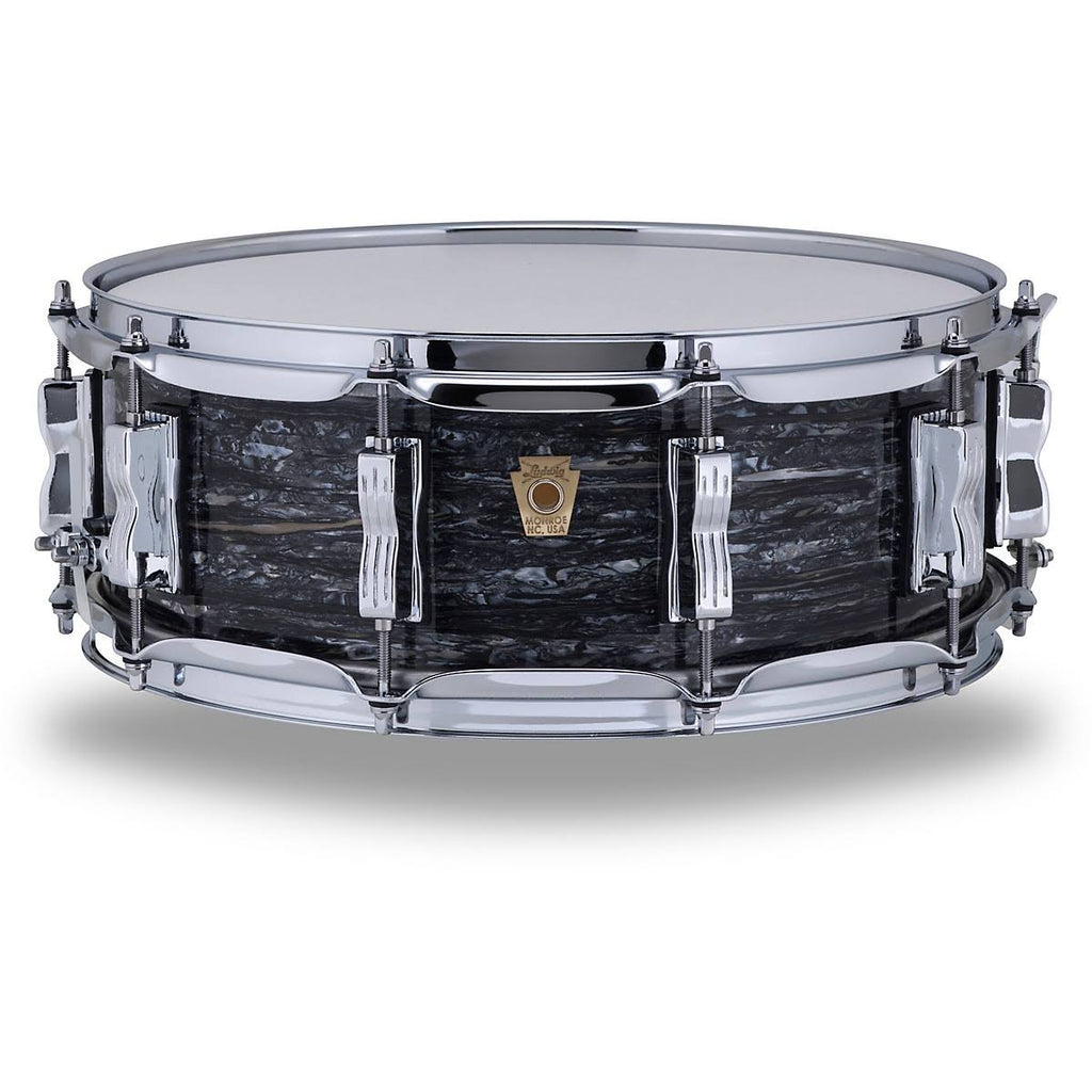 Vintage Black Oyster 5 x 14 inch Maple Snare Drum U19036