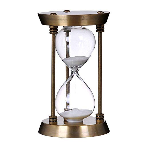 60 Minute Metal Hourglass Sand Timer (Bronze) U8941