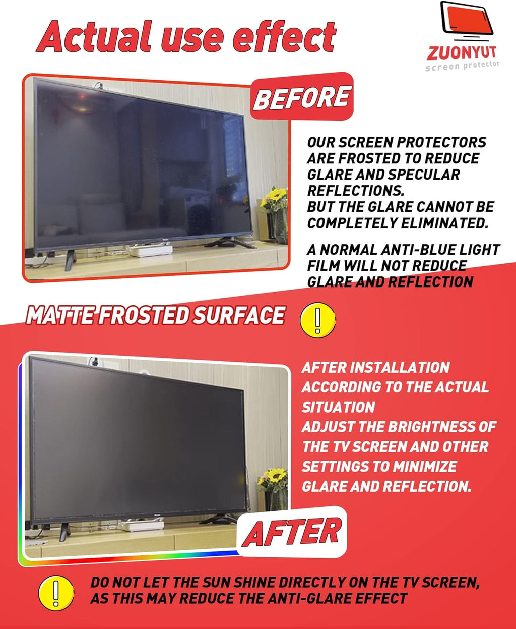 43 Inch Anti Glare Screen Protector Film S6694