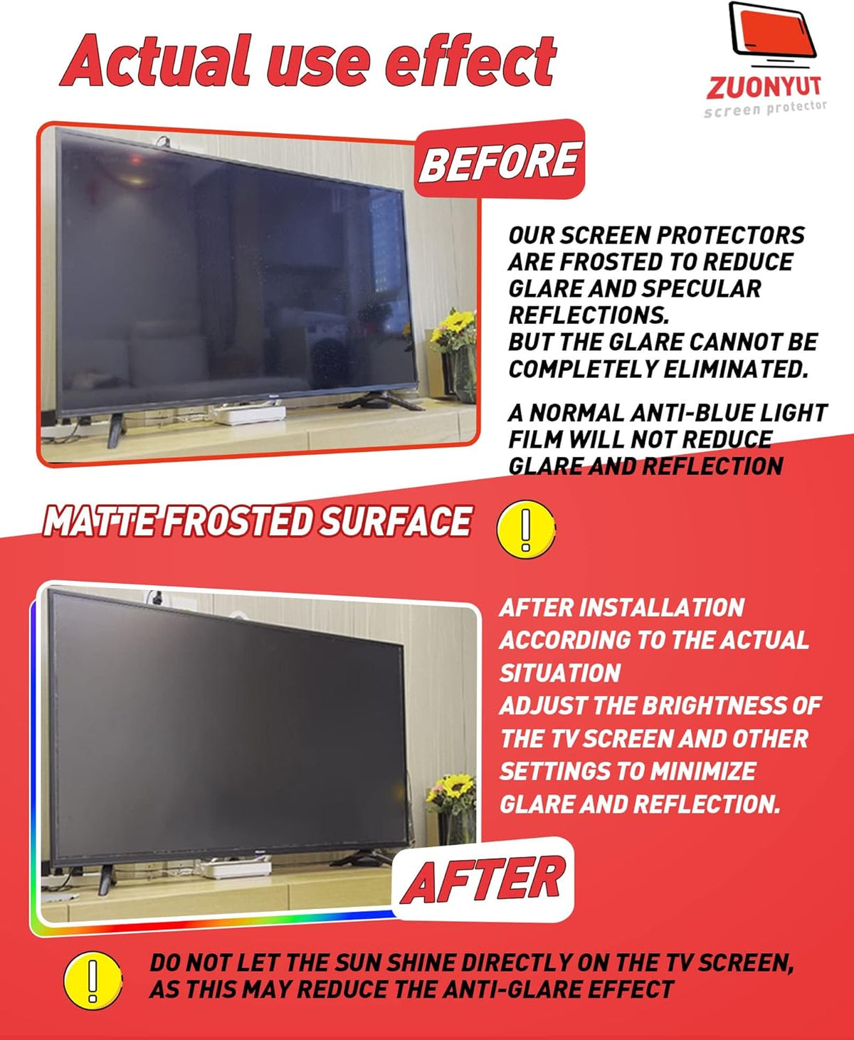 43 Inch Anti Glare Screen Protector Film S6694