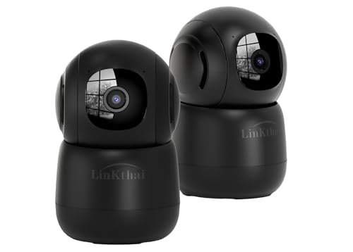 2 Pack 2k 360 Indoor Pet Camera with Night Vision N6918