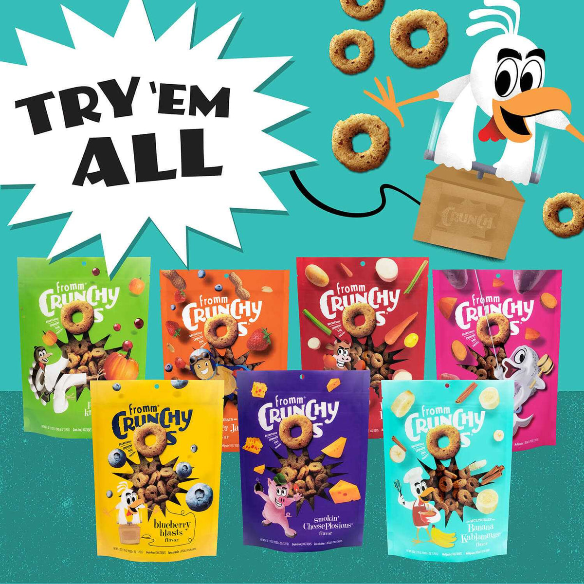 Crunchy O's Dog Treats Y871648
