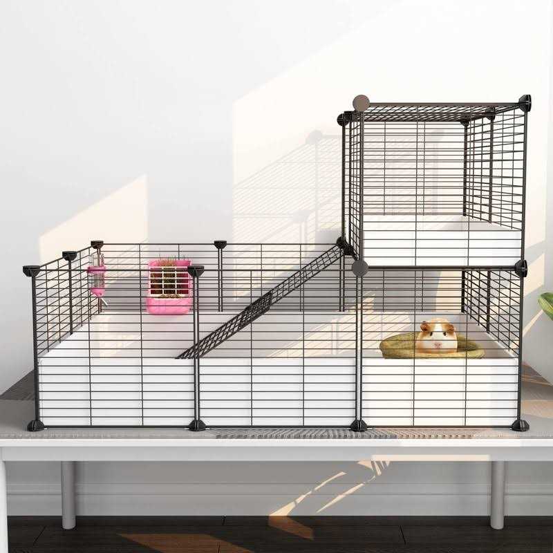 Guinea Pig Cage with Waterproof Plastic Bottom G43293