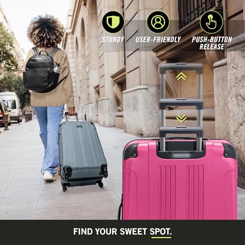 Teal 20-Inch Lightweight Hardshell Carry On Spinner Luggage N303978
