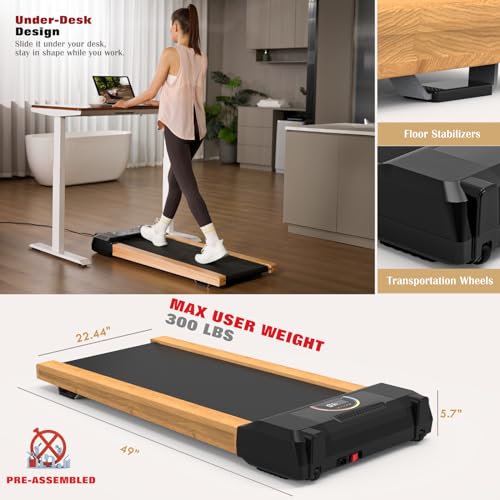 Under Desk Treadmill with Remote Control LED Display I74758