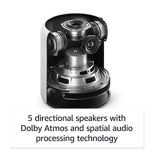 Glacier White Echo Studio Smart Speaker A57284