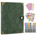 Leather Scrapbook Album 10.8"x8.6" 60 Pages P15074