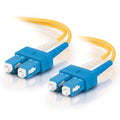 10M SC-SC 9/125 Duplex Single Mode OS2 Fiber Cable Yellow U3621