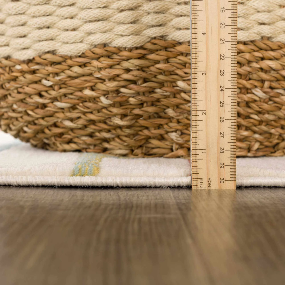 Modern Farmhouse Multicolor Area Rug - 7'10" x 10'3" M998