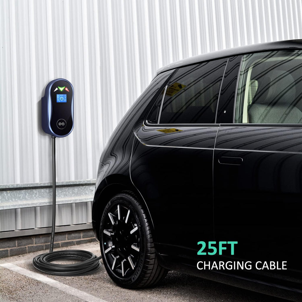 40 Amp Smart Electric Vehicle Charger with 25-Foot Cable L205364