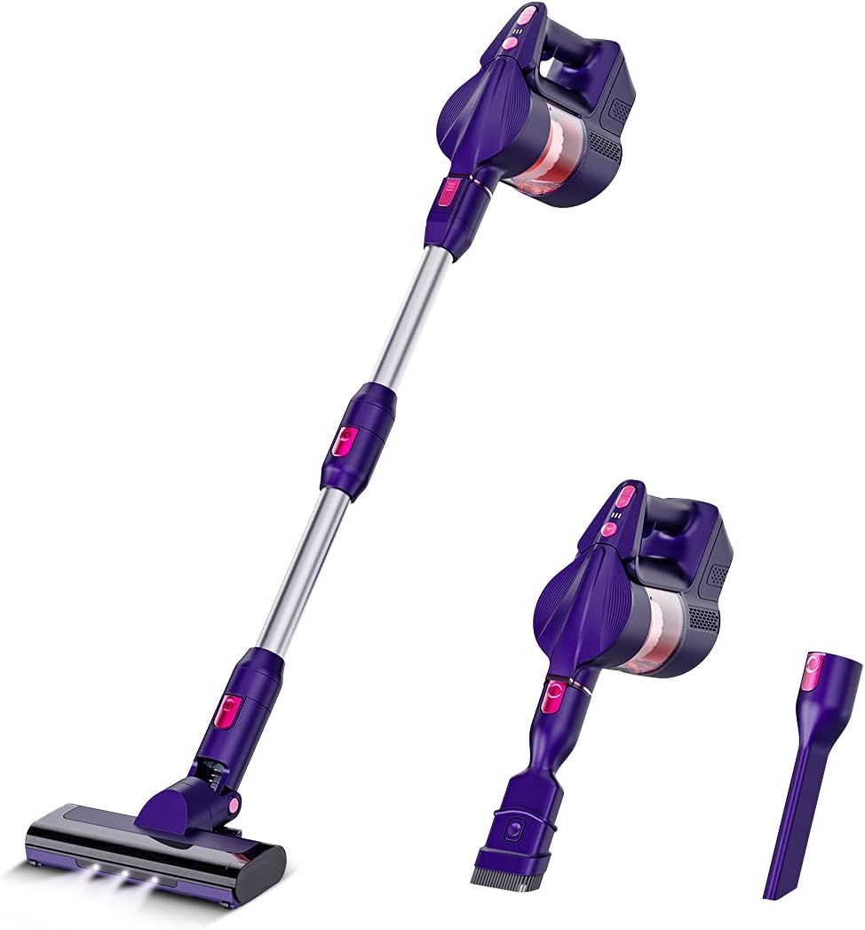Cordless Vacuum Cleaner 24Kpa 40 min 250W Purple Z3635