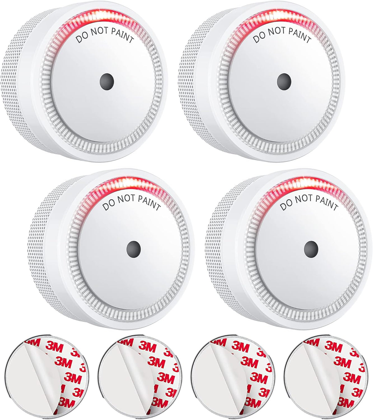 10-Year Battery Operated Photoelectric Smoke Detector 4 Pack K471144