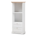 Oak White Two Tone Bookcase F640