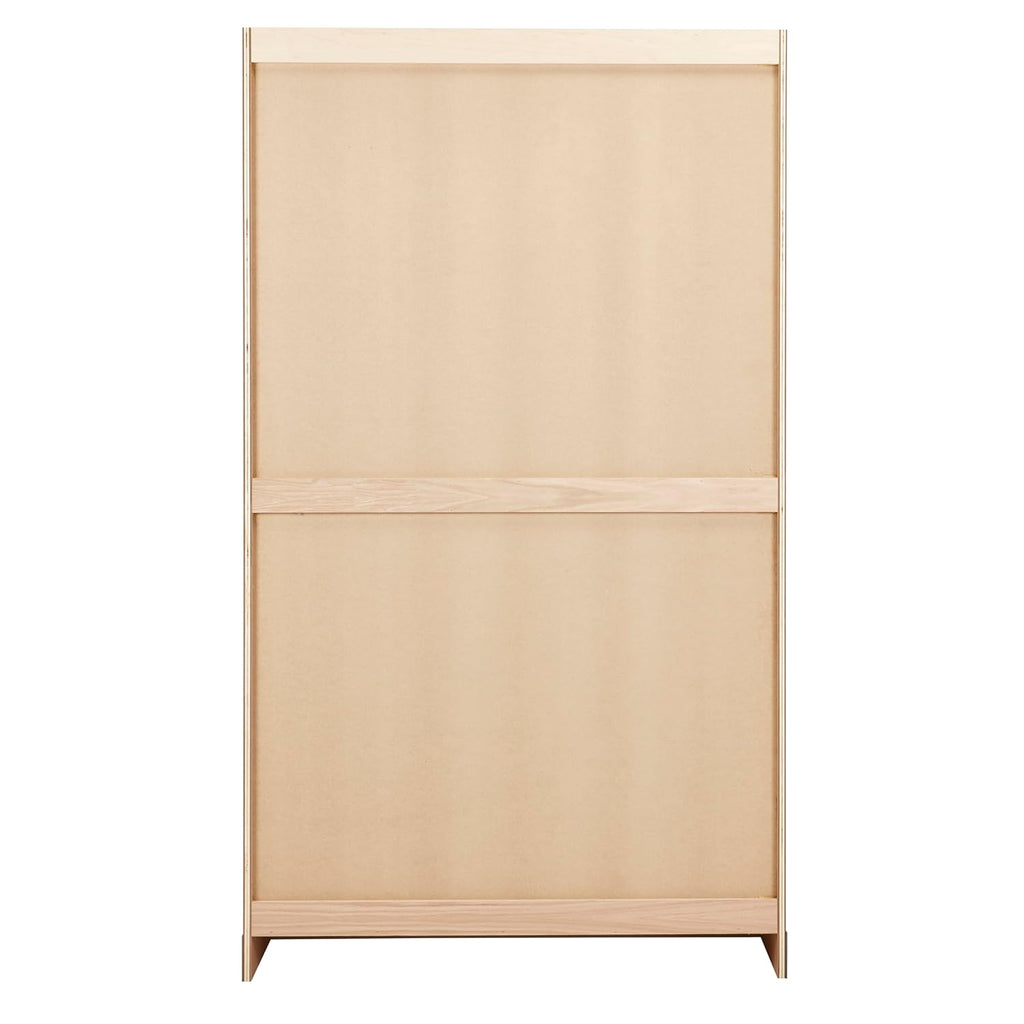 48" W x 22" D x 84" H 24 Trays Oak Storage Cabinet with Locking Double Doors B547202