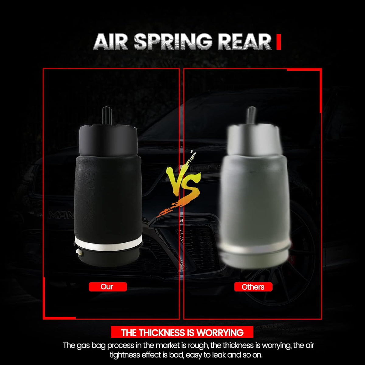 Rear Air Suspension Spring Bag L70002