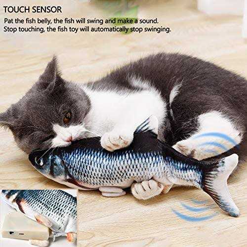 Electric Floppy Fish Cat Toy I79807