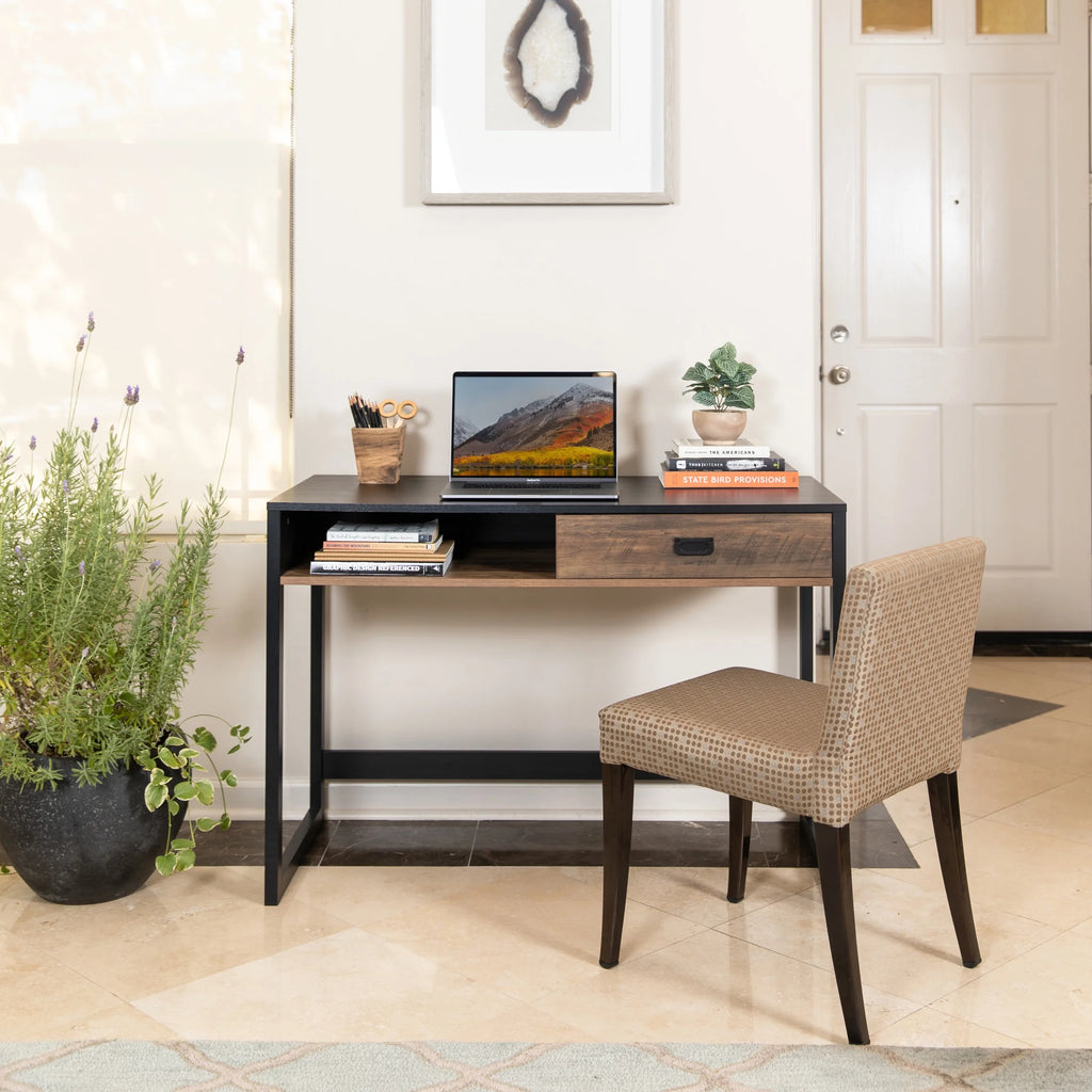 Contemporary Studio Workstation Desk with Drawer B491
