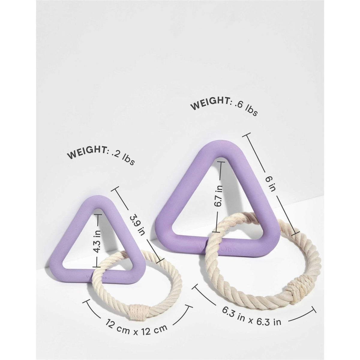 Triangle Tug Dog Toy V63053