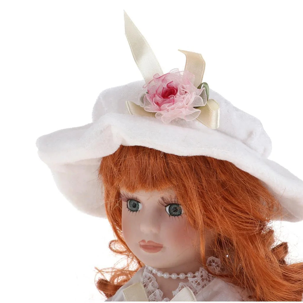 12inch Porcelain Doll with Stand L339163