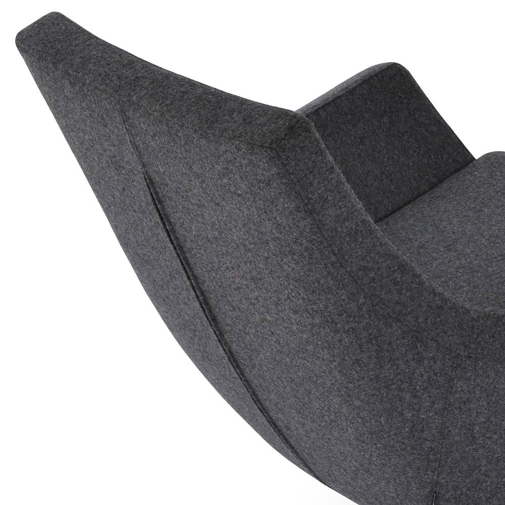 Black Leatherette Arm Chair H2968