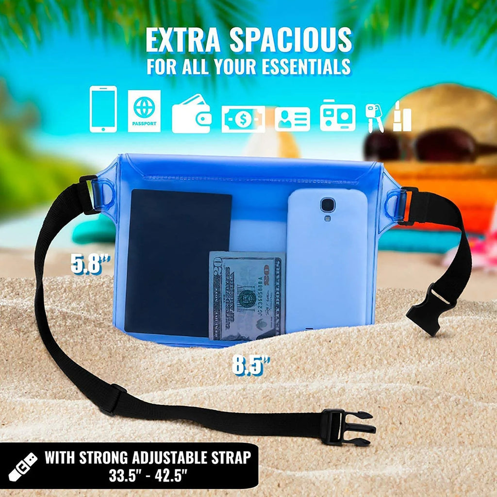 Waterproof Pouch with Waist Strap (2 Pack) U45300