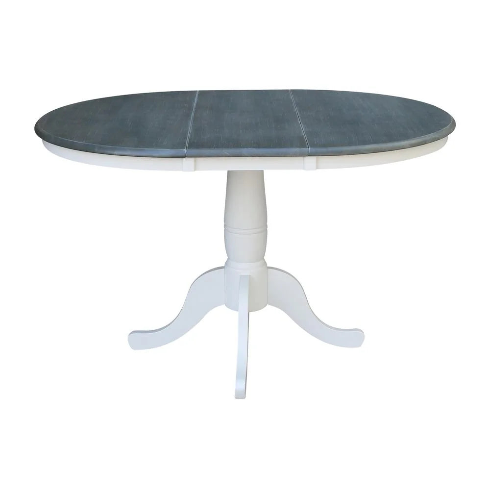 36" Wood Round Table with 12" Leaf V3242