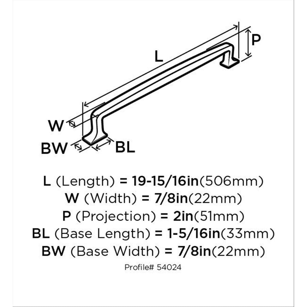Oil-Rubbed Bronze Appliance Pull U97447