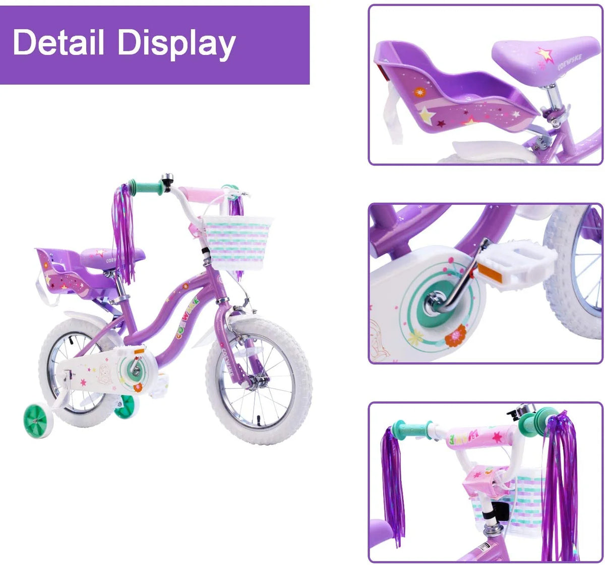 14 inch Kids Bike with Training Wheels U55744