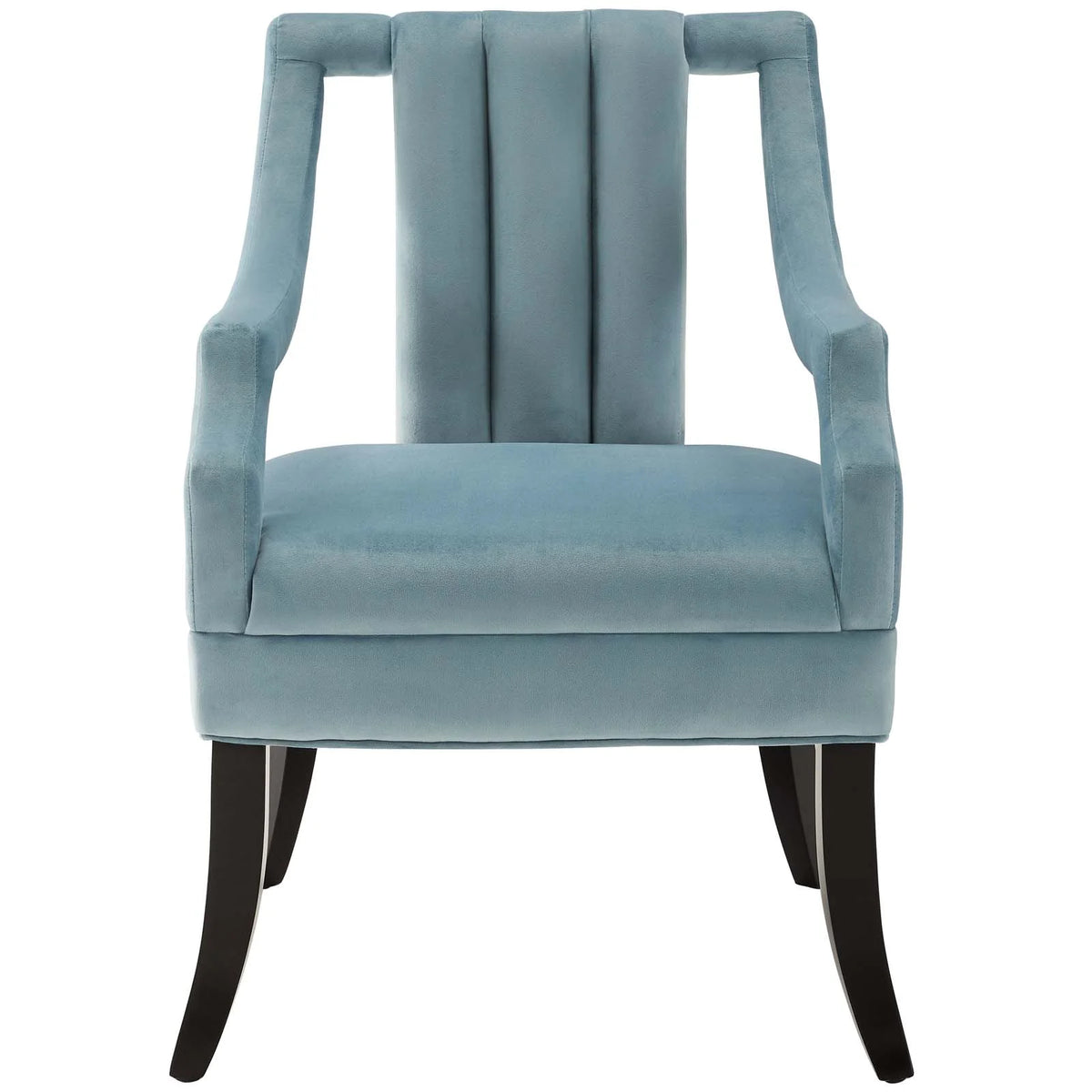 Light Blue Performance Velvet Accent Chair Set of 2 P596129