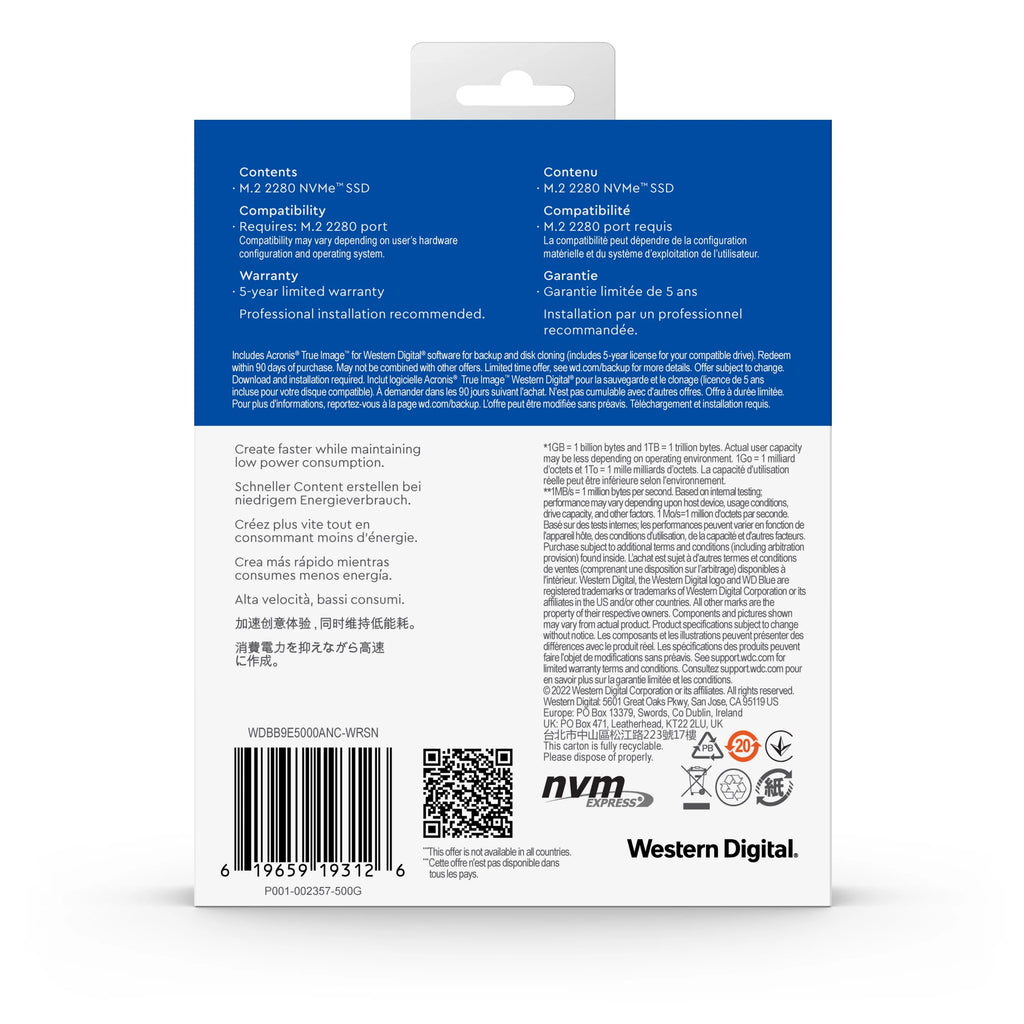 500GB NVMe SSD T4742