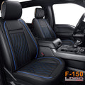 Black Water Proof Faux Leather Seat Covers Full Set A611