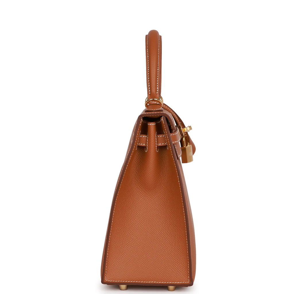 Gold Epsom Leather Handbag A855