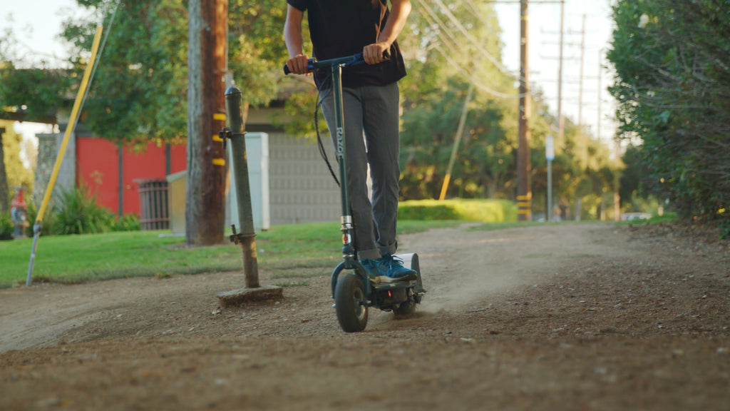 Gray 24V Motorized Electric Scooter Y4904