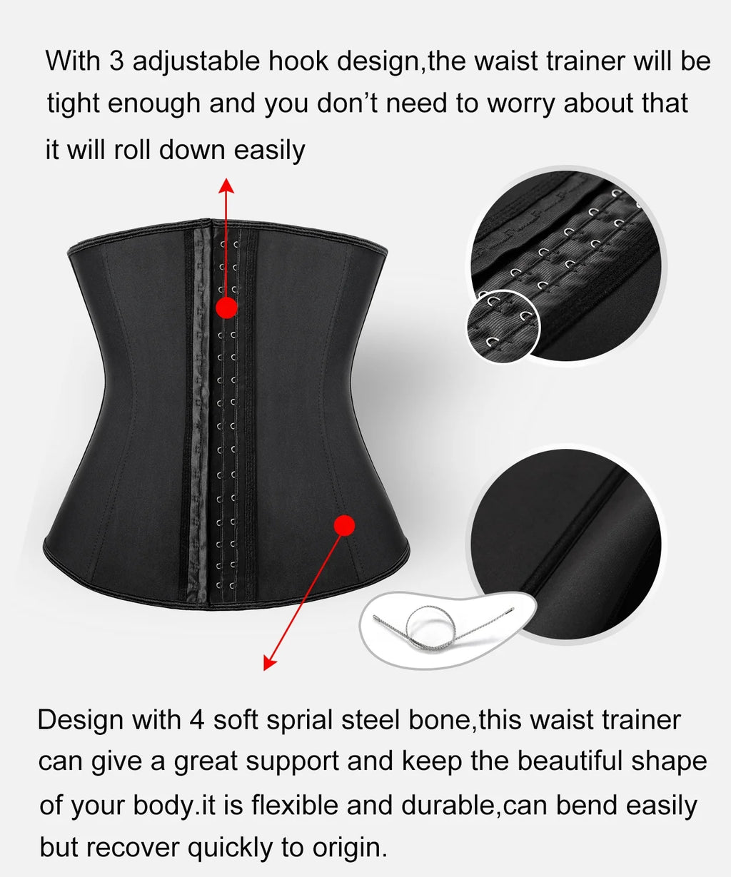 Women's Latex Waist Trainer Underbust W456436