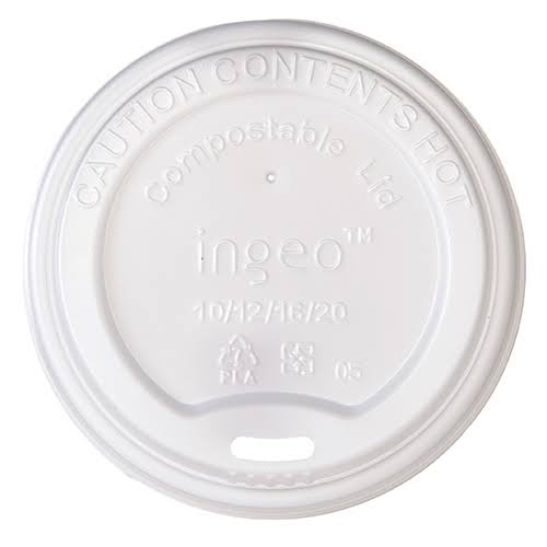 10-20 oz. Compostable Hot Cup Lids P36554