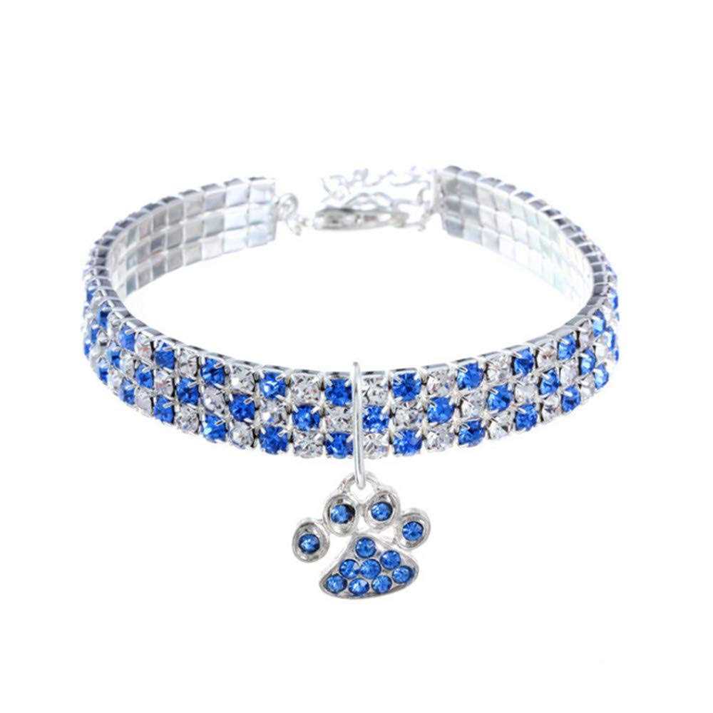 Adjustable Crystal Diamond Pet Collar H155151