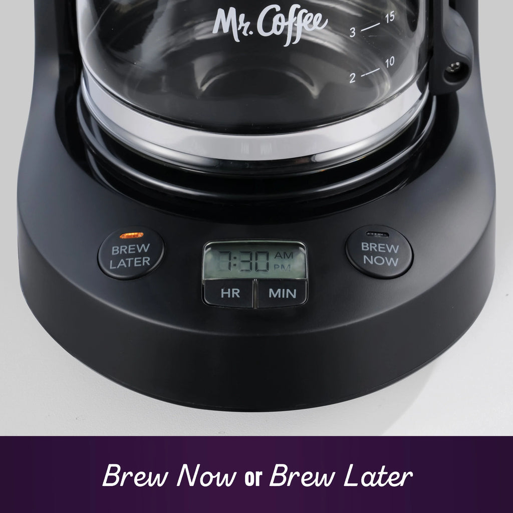 5-Cup Programmable Coffee Maker, 25 oz. Black I7378