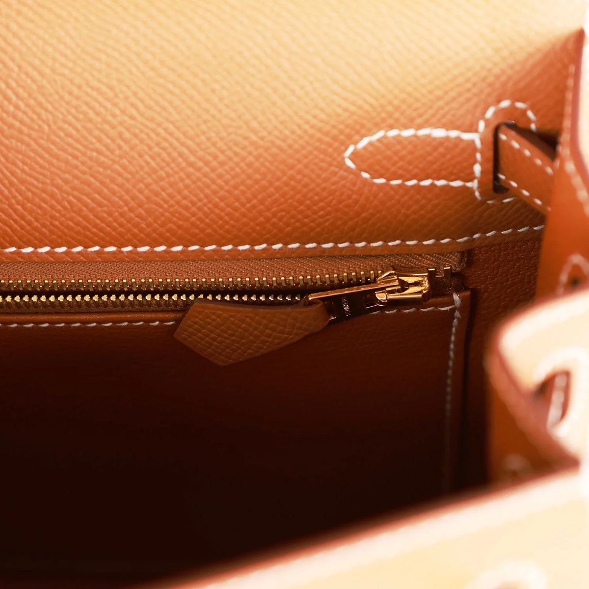 Gold Epsom Leather Handbag A855